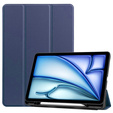 Tok iPad Air 13" 2025/2024 (7/6 gen.), Smartcase tolltartóval, sötétkék