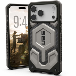 Urban Armor Gear tok iPhone 17 Pro Max, Monarch Pro Kevlar MagSafe, Titánium