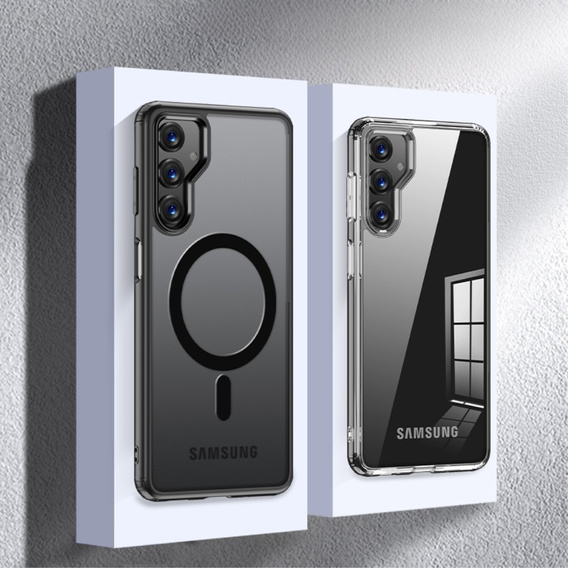 Tok a Samsung Galaxy A35 5G, Fusion Hybrid, MagSafe-hoz, fekete