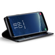 CASEME flip tok Samsung Galaxy S8, Waxy Textured, fekete