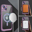 Tok iPhone 15 Plus, ERBORD Impact Guard, MagSafe, lila