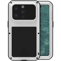 Love Mei Telefontok a iPhone 15 Pro, armored with glass, szürke