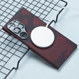 Tok Samsung Galaxy S24 Ultra hoz, Aramid Fiber MagSafe, piros
