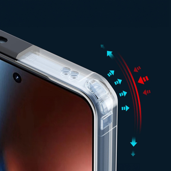 Telefontok a Realme GT 7 / 7T, AntiDrop Hybrid, fekete