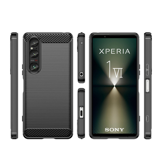 Telefontok a Sony Xperia 1 VI, Carbon, fekete