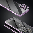 Tok Samsung Galaxy S23, Magnetic Dual Glass, lila