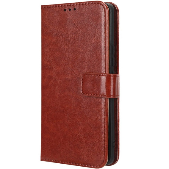 Pattintható tok a Honor 90, Crazy Horse Wallet, barna