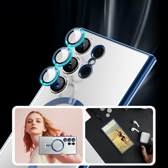 Telefontok a Samsung Galaxy S23 Ultra, MagSafe Hybrid, sötétkék