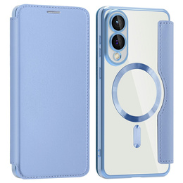 Pattintható tok a Samsung Galaxy S25 Edge, RFID Wallet MagSafe CamShield, kék