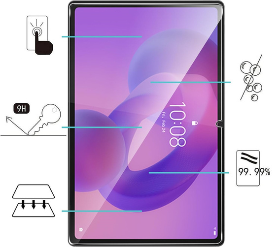 Edzett üveg a Lenovo Idea Tab Plus készülékhez