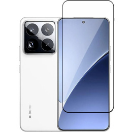 3D edzett üveg Xiaomi 15 készülékhez, fekete keret