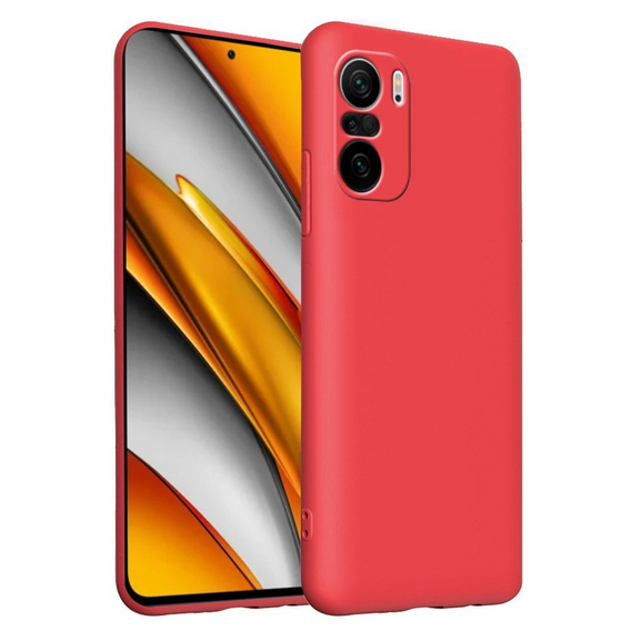 Telefontok a Xiaomi Mi 11i / POCO F3, Silicone Lite, piros