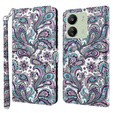 Pattintható tok a Xiaomi Redmi 13C / Poco C65, Wallet, Flowers