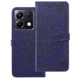 Pattintható tok a Xiaomi Poco X6 5G, Mandala, lila