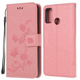 Pattintható tok a Motorola Moto G30 / G10, Butterfly, kék