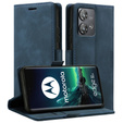 Telefontok a Motorola Edge 40 Neo, ERBORD Vintage, pénztárca patenttal, kék