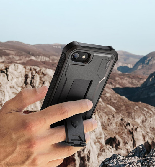 Páncélozott tok a iPhone 7 / 8 / SE 2020 / SE 2022, Dexnor Full Body, fekete