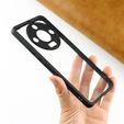 Tok Honor Magic 6 Lite 5G, Fusion Hybrid, kameravédelemmel, átlátszó / fekete
