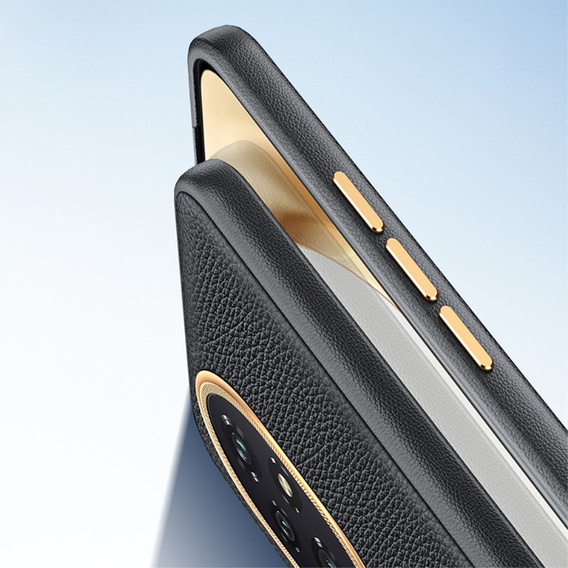 Bőr tok Honor 200 Pro 5G, leather hybrid, fekete