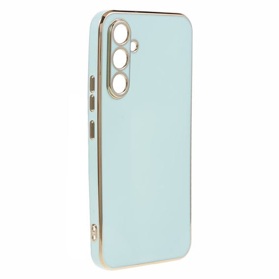 Tojás Samsung Galaxy A15, Glamour CamShield, menta + 9H üveg