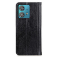 Telefontok a Motorola Edge 40 Neo, Wallet Litchi Leather, fekete