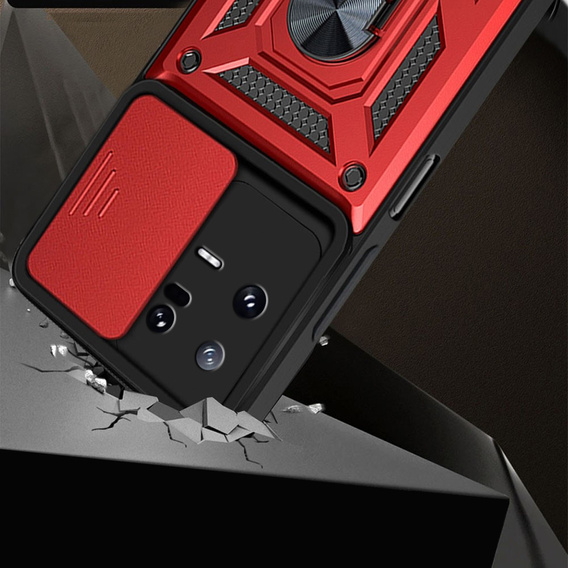 Telefontok a Xiaomi 13, CamShield Slide, piros