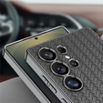 Telefontok a Samsung Galaxy S25 Ultra, GKK Woven Leather, szürke