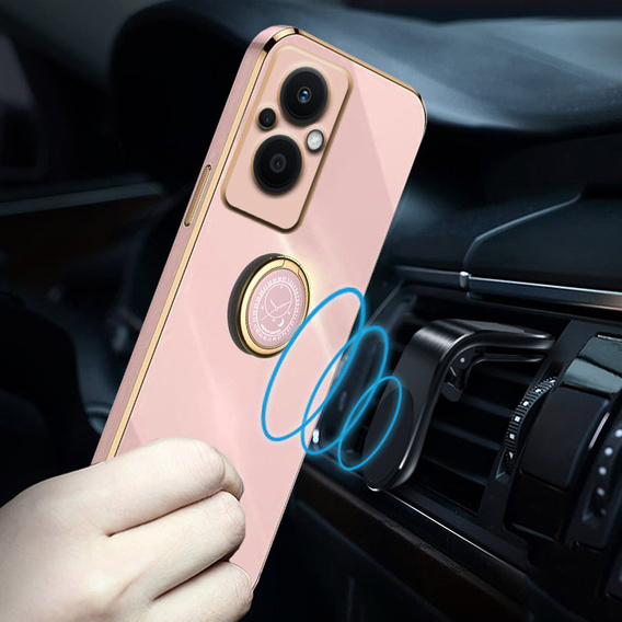 Telefontok a Oppo Reno7 Lite, Electro Ring, rózsaszín