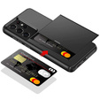 Telefontok a Samsung Galaxy S21 Ultra, Sliding Card Holder, fekete