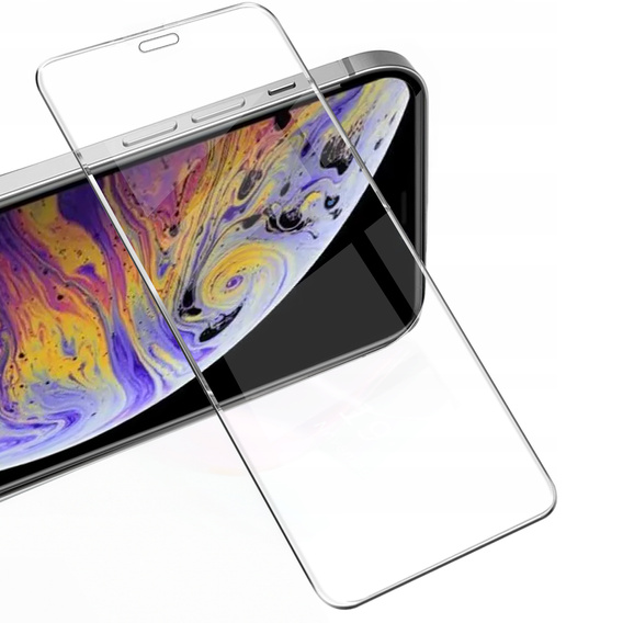 2x edzett üveg a iPhone X/XS, ERBORD 9H Hard Glass a képernyőn
