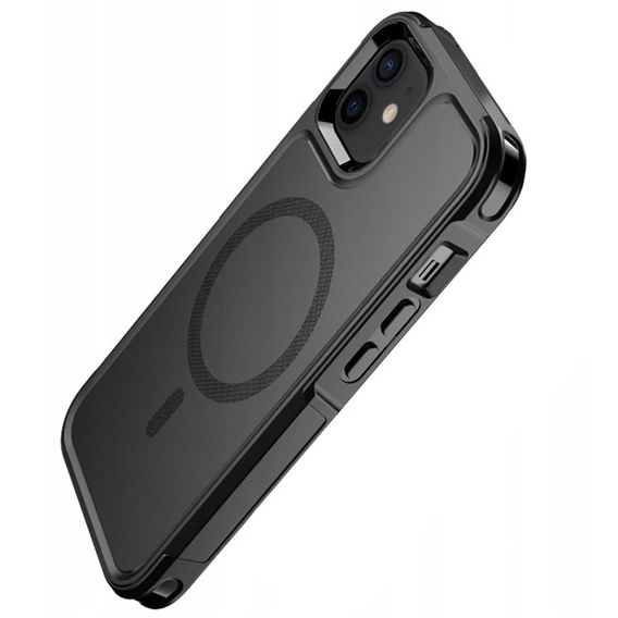 Telefontok a iPhone 12/12 Pro, MagForce MagSafe, fekete
