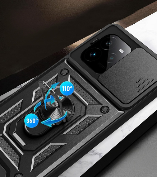 Telefontok a Realme GT 7 Pro, CamShield Slide, fekete