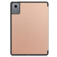 Tojás Lenovo Idea Tab 11" 2025 TB336FU TB336ZU, állvány, Smartcase tolltartóval, rózsaarany színű