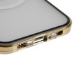 Magnetic Dual Glass MagSafe tok iPhone 12, arany