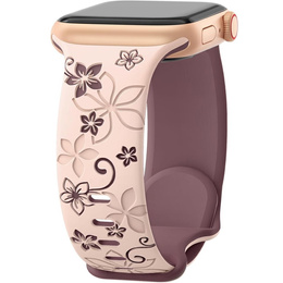 Szilikon szíj Apple Watch 1/2/3/4/4/5/6/7/8/9/SE/ULTRA/ULTRA 2 42/44/45/45/49MM órához