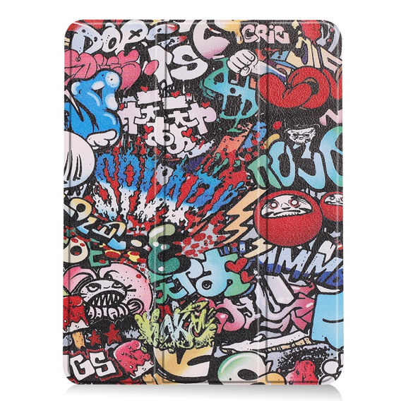 Tok Apple iPad Air 11" 6 gen. 2024 (A2902, Smartcase, graffiti