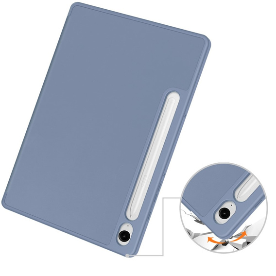 Tok Samsung Galaxy Tab S10 Lite / S10 FE / S9 FE, Smartcase tolltartóval, lila