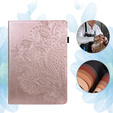 Pattintható tok Xiaomi Redmi Pad SE 11", flower, rózsaszín
