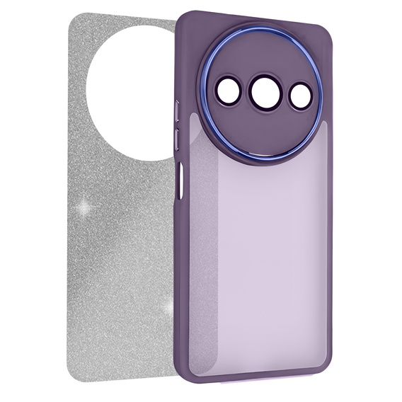 Telefontok a Xiaomi Redmi A3, Glittery Powder, lila