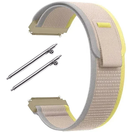 Pasek Nylonowy Uniwersalny 22mm, Beżowy