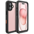 IP68 vízálló tok a iPhone 16, fekete