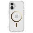 Spigen tok iPhone 17 készülékhez, Ultra Hybrid MagSafe, átlátszó/arany