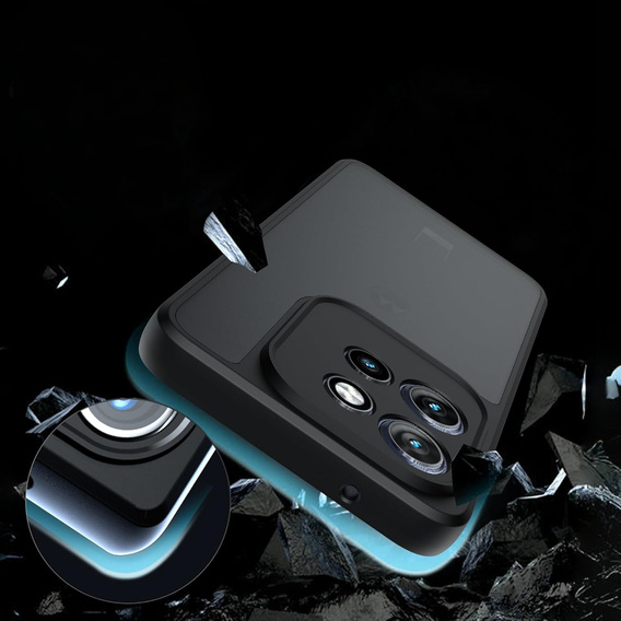 Telefontok a Motorola Edge 50 Neo / Motorola ThinkPhone 25, Fusion Hybrid, átlátszó / fekete