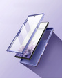 Telefontok a Samsung Galaxy S22 Ultra, Suritch Full Body Marble, lila