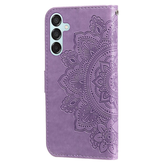 Pattintható tok a Samsung Galaxy M15 5G, Mandala, lila