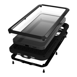 Love Mei Telefontok a Samsung Galaxy S24 FE, armored with glass, fekete