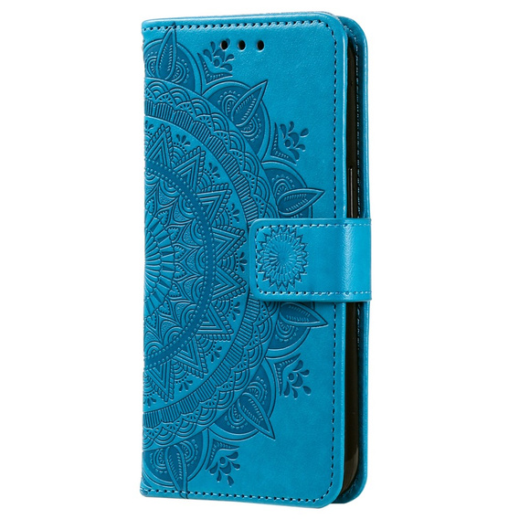 Pattintható tok a Xiaomi Redmi Note 13 Pro+, Mandala, kék