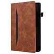 Tok Samsung Galaxy Tab S10 FE+ Plus, Classic, tolltartóval, barna