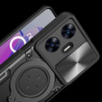 Páncélozott tok Realme C55, CamShield Slide, fekete