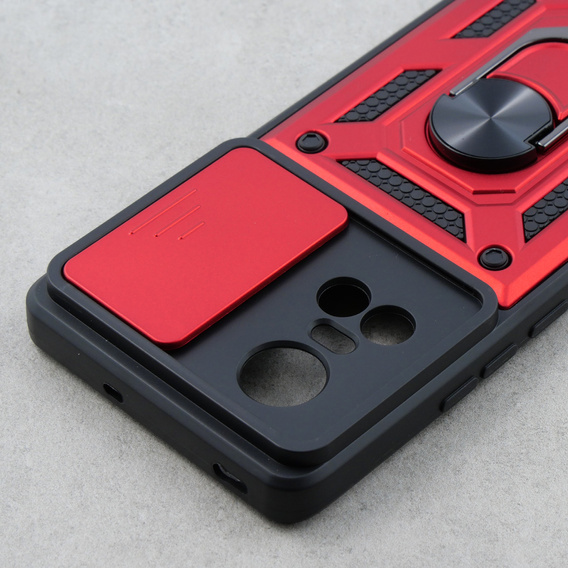 Telefontok a Oppo Reno 10 / 10 Pro, CamShield Slide, piros